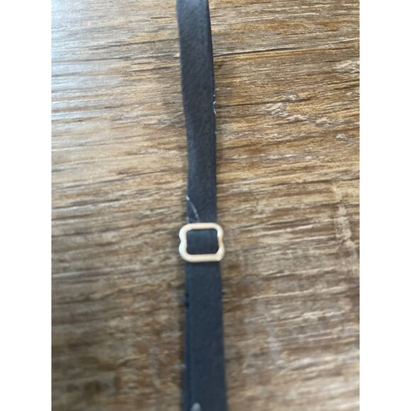 Navy Blue Silk Camisole Fish Print Adjustable Straps Small Layering Elegant - Picture 6 of 6